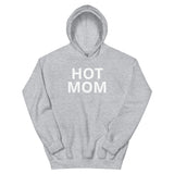 Hot Mom Unisex Hoodie in White
