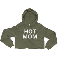 Hot Mom Crop Hoodie - multiple colors