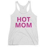 Hot Mom Racerback Tank in Pink