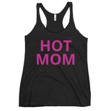 Hot Mom Racerback Tank in Pink